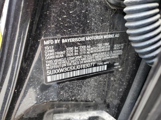 5UXXW3C5XJ0T83077 BMW X4 XDRIVE2