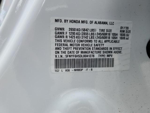 5FNYF6H53LB041278 Honda j35y6