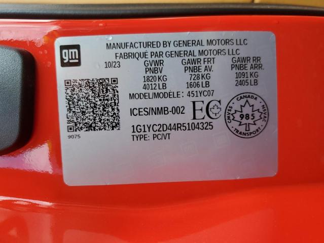 1G1YC2D44R5104325 Chevrolet lt2
