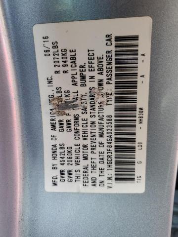 1HGCR3F84GA033588 Honda j35y1