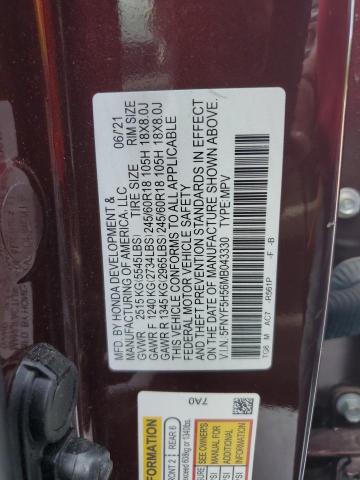 5FNYF5H56MB043330 Honda j35y6