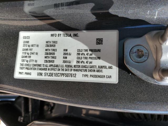 5YJ3E1EC7PF507612 Tesla 2023