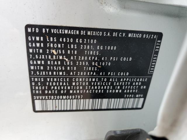 3VVVX7B20RM089797 Volkswagen TAOS SE