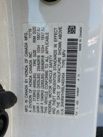 2HKRW1H56LH400454 Honda CR-V EX