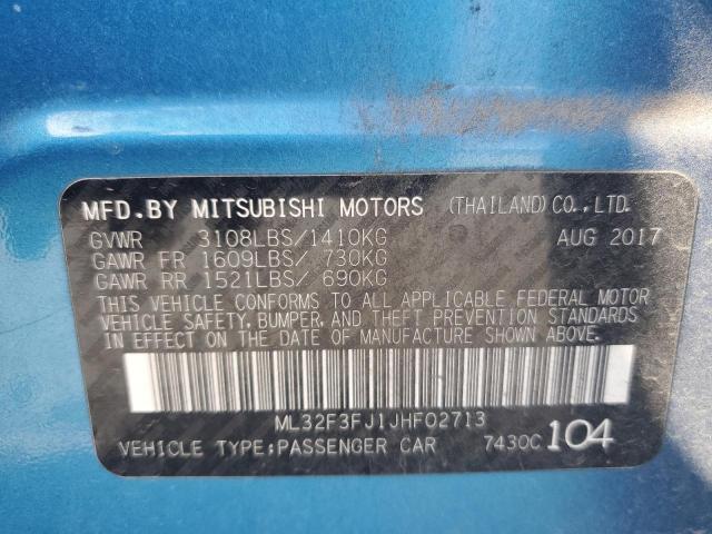 ML32F3FJ1JHF02713 Mitsubishi MIRAGE G4