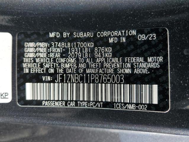 JF1ZNBC11P8765003 Toyota GR 86