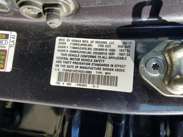 7FARW1H57HE014989 Honda l15be