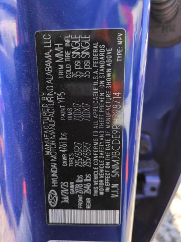 5NMJBCDE9RH298714 Hyundai gdi theta iii
