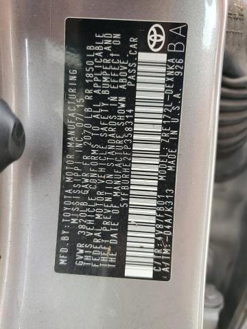 5YFBURHE2FP358314 Toyota 2zr-fe