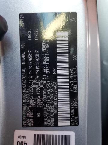5TDJRKEC1RS214868 Toyota a25a-fxs