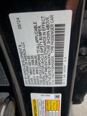 1HGCY1F32RA062635 Honda l15be