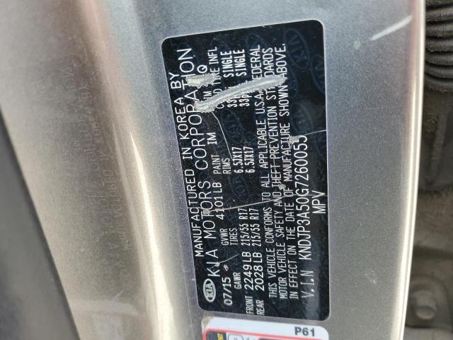 KNDJP3A50G7260055 KIA SOUL +