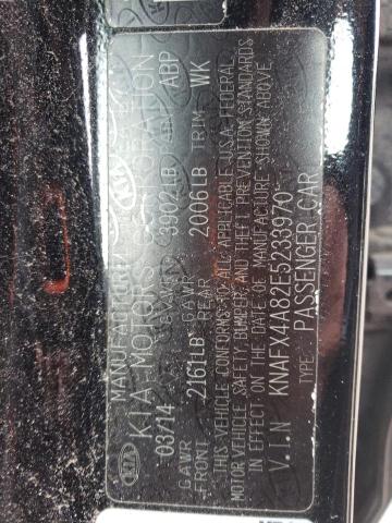 KNAFX4A82E5233970 KIA FORTE EX