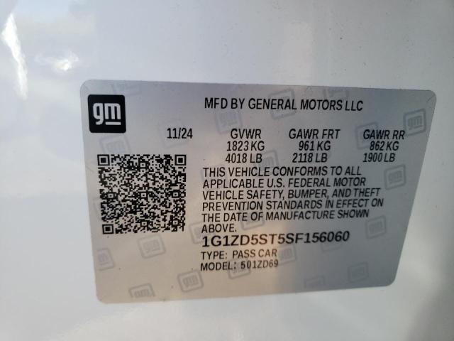1G1ZD5ST5SF156060 Chevrolet lfv