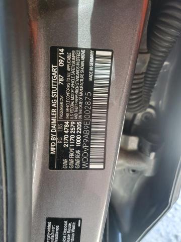 WDDVP9AB9EJ002875 Mercedes-Benz B-Class