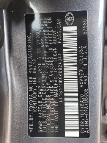 4T1B11HK6KU824044 Toyota a25a-fks