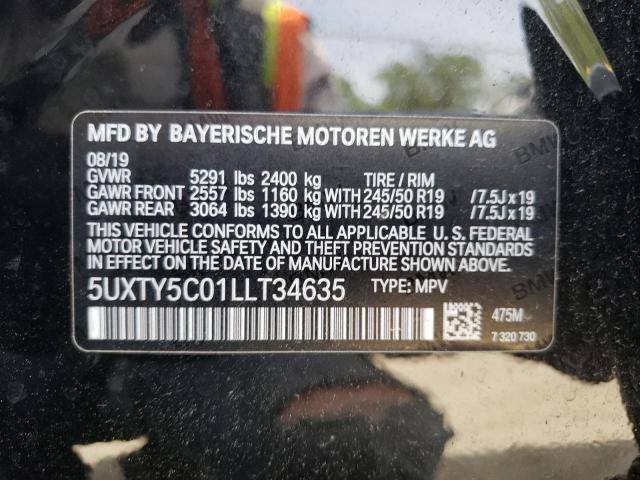 5UXTY5C01LLT34635 BMW X3 XDRIVE3