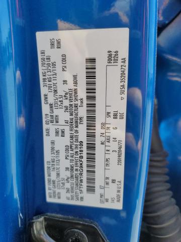 1FTFW1RG9KFB18109 Ford gtdi