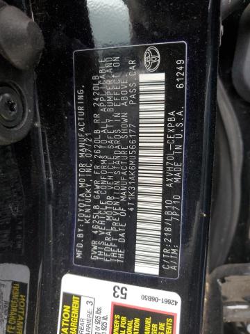 4T1K31AK6MU566177 Toyota a25a-fxs
