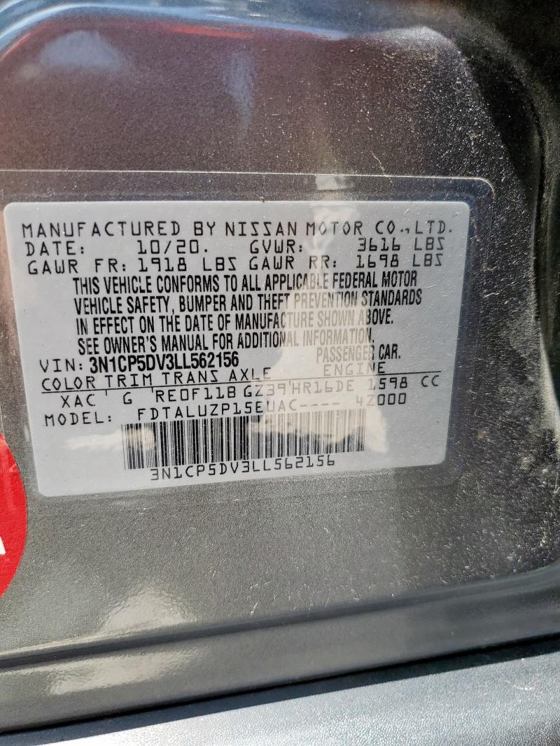 3N1CP5DV3LL562156 Nissan Kicks