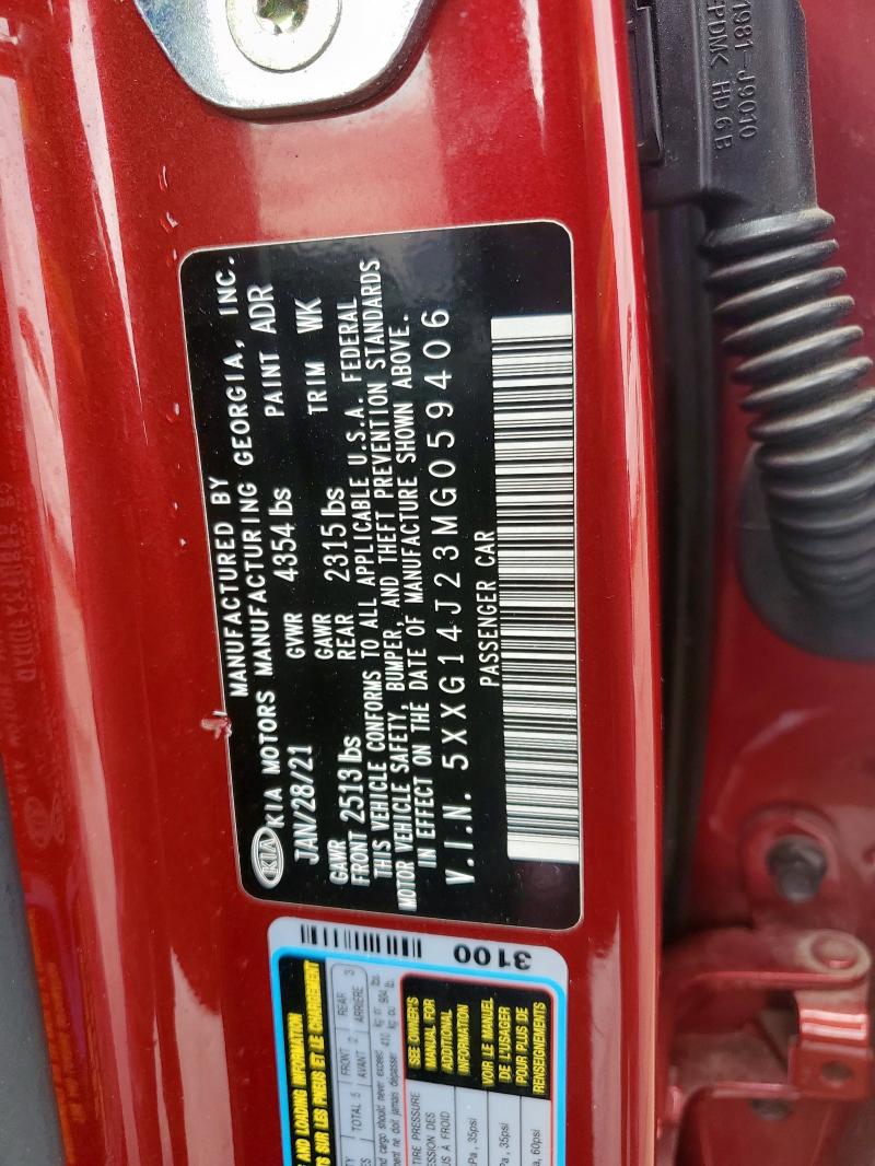 5XXG14J23MG059406 KIA K5 LXS