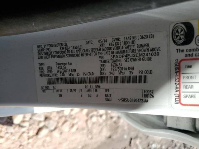 3FADP4EJ2EM241039 Ford FIESTA SE