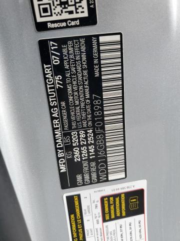 WDD1J6GB8JF018987 Mercedes-Benz m276