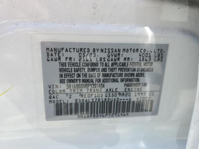 3N1AB8DV6PY291464 Nissan 2023