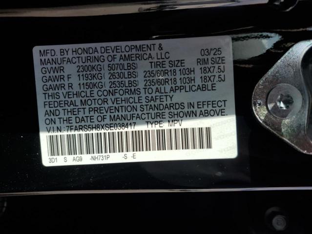7FARS5H8XSE038417 Honda lfc3