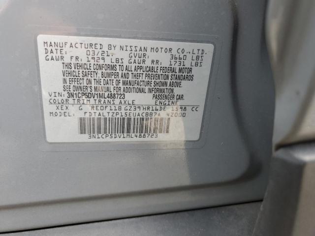3N1CP5DV1ML488723 Nissan Kicks