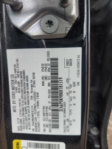 3FA6P0K98KR181519 Ford FUSION TIT