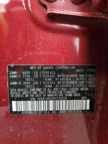 4S4BTANCXR3195556 Subaru na, u5