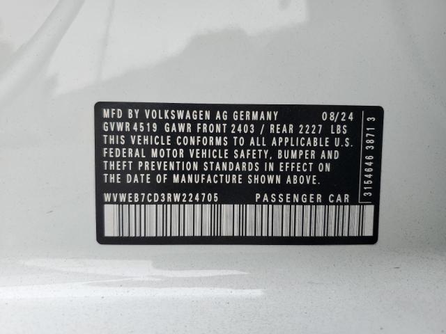 WVWEB7CD3RW224705 Volkswagen 2.0 tsi