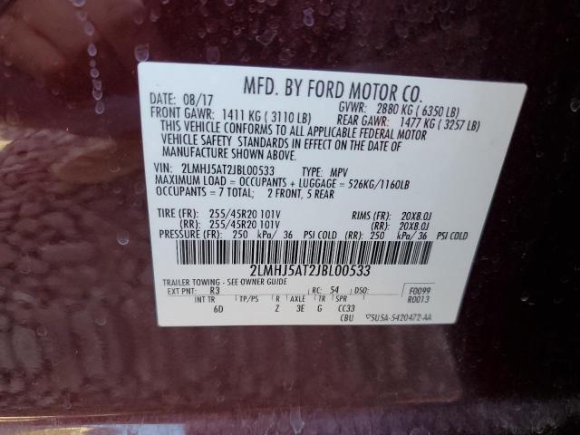 2LMHJ5AT2JBL00533 Lincoln 3.5l gtdi