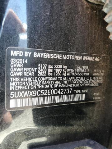 5UXWX9C52E0D42737 BMW X3