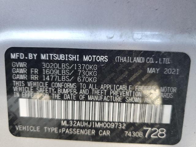 ML32AUHJ1MH009732 Mitsubishi MIRAGE ES