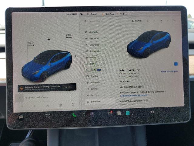 5YJYGAEE3MF223021 Tesla Model Y