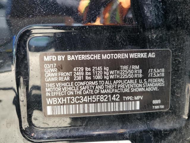 WBXHT3C34H5F82142 BMW X1