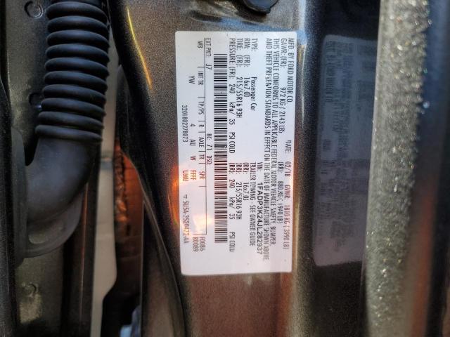 1FADP3K24JL282937 Ford 2.0l gdi