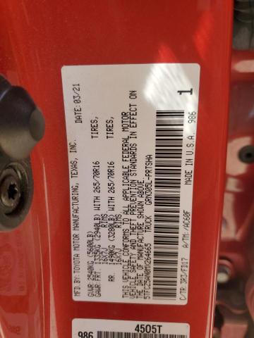 5TFCZ5AN0MX264665 Toyota TACOMA DOU