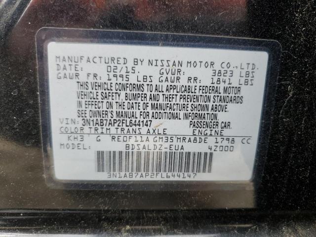 3N1AB7AP2FL644147 Nissan SENTRA S