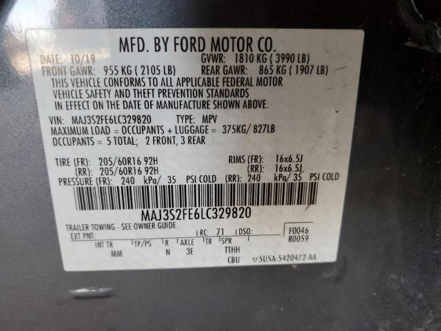 MAJ3S2FE6LC329820 Ford Ecosport