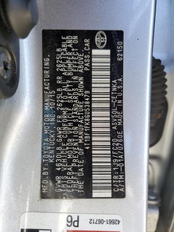 4T1BF1FK8GU538479 Toyota 2ar-fe