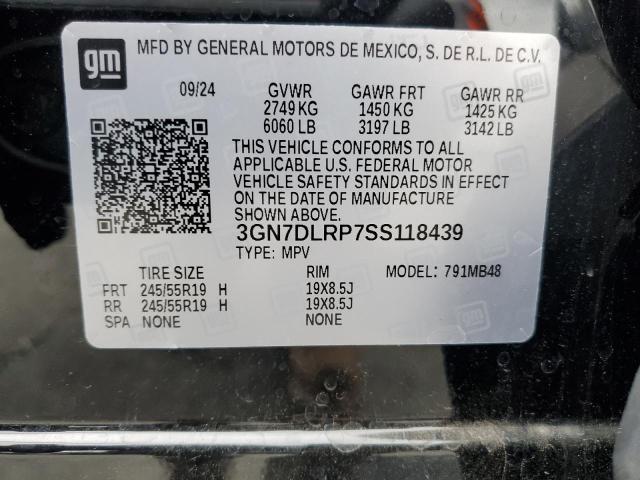 3GN7DLRP7SS118439 Chevrolet EQUINOX LT