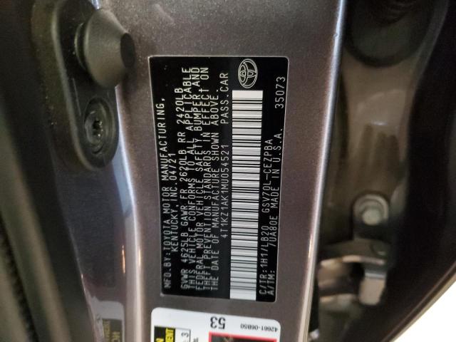4T1KZ1AK1MU054521 Toyota 2gr-fks