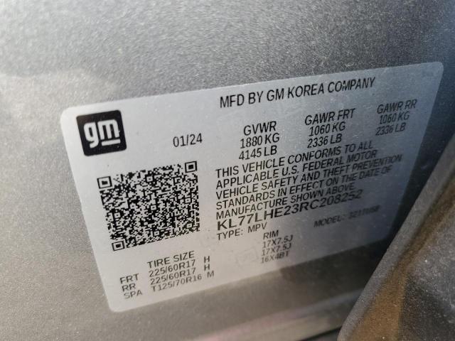 KL77LHE23RC208252 Chevrolet TRAX 1LT
