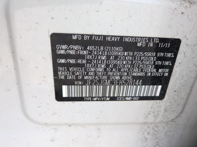 JF2SJGMC3EH528144 Subaru 2.5turbo u4