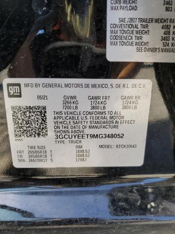 3GCUYEET9MG348052 Chevrolet Silverado