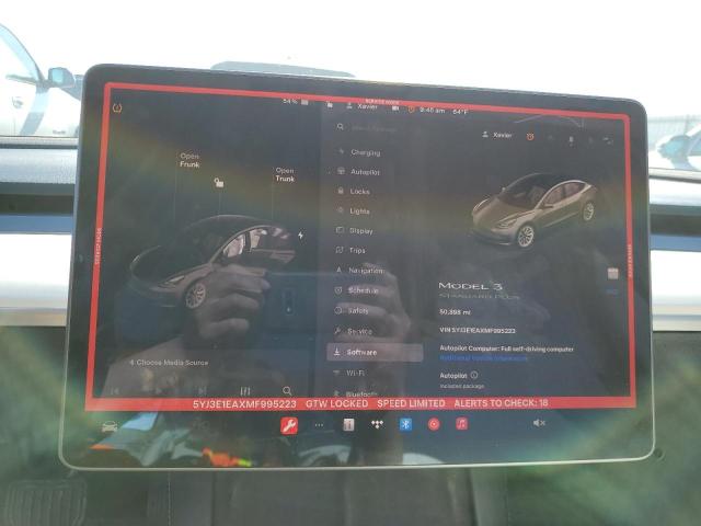 5YJ3E1EAXMF995223 Tesla MODEL 3