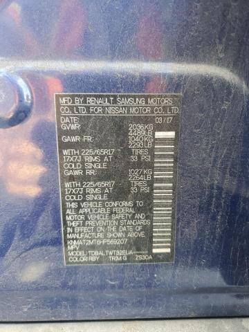 KNMAT2MT6HP569207 Nissan Rogue